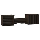Bush Furniture Kathy Ireland Office Volcano Dusk Desktop Hutch, Kona Coast Espresso Finish