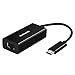 Nekteck USB C to RJ45 Gigabit Ethernet Port LAN Network Adapter, 10/100 / 1000Mbps (Thunderbolt 3 Port Compatible), MacBook Pro 2016,2017, ChromeBook Pixel and More