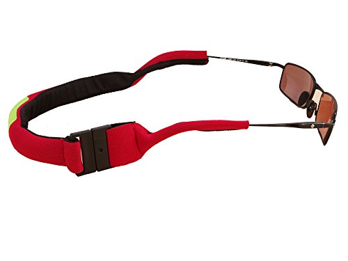 Premium Floating Sunglass Strap; Highly Visible Neoprene Sunglass Holder that Floats; Suitable for Men, Women and Kids (Red) - Thumbnail 6