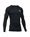 Under Armour Men's UA Base 1.0 Crew Black/Steel LG