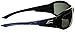 Edge TXB216-A2 Brazeau Apocalypse 2 Polarized Wrap-Around Safety Glasses, Anti-Scratch, Non-Slip, UV 400, Military Grade