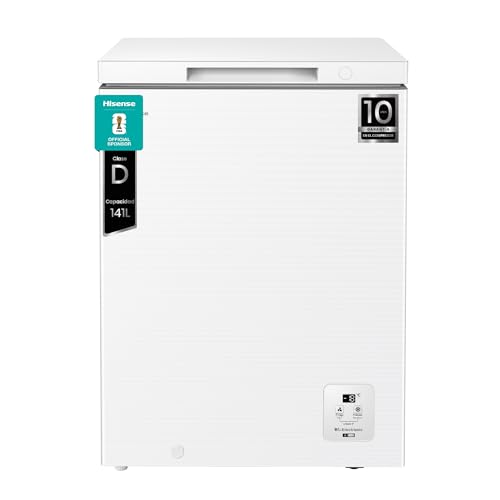 FT145N1AWDL - Arcón Congelador Horizontal, 141L, 86cm, Congelación 360°, Congelador Convertible, Control Electrónico de Temperatura, Freezer Protect, Goma de Puerta Antibacteria, Blanco