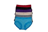 Barbra's 6 Pack Women's Sleek&Silky Regular, Plus Size Hiphugger Panties