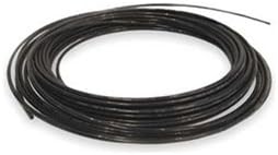 Tubing, 1/4 In OD, Nylon, Black, 100 Ft