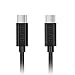 CHOETECH USB Type C Cable Hi-Speed USB-C to USB-C Cable 6.6ft(2m) Compatible with USB Type-C Devices Including Google Pixel 2/ Pixel/Pixel XL, New MacBook, Nexus 5X/ 6P, Lumia 950 / 950XL etc.
