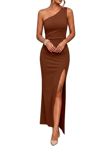 Caracilia One Shoulder Wedding Guest Dress