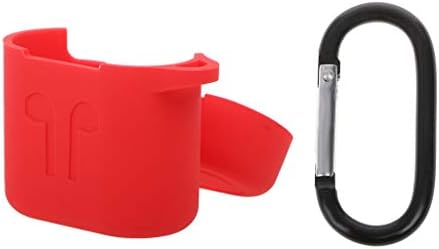 Beerty Soft Silicone Shockproof Cover with Carabiner for Huawei Honor FlyPods/FlyPods Pro Earphone Protector Case