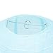 WYZworks Round Paper Lanterns 10 Pack (Light Blue, 8