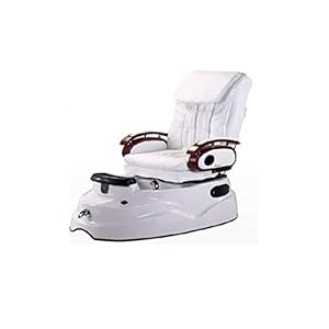 Foot Spa Stool Jacuzzi, Foot Washing Electric Massage Pedicure Chair, Nail Chair, Pedicures Care, Pedicure Sofa Chair,White