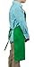 KNG Kids Cooking Apron for Girls and Boys Medium, Kelly Green
