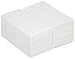 Amazon Basics Tall Fold Napkins, White, 500 Napkins per Pack, 20-Pack