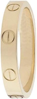 XUELE Love Ring-Gold Lifetime Just Love You 4MM in Width Sizes 11