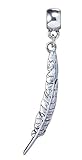 Official Harry Potter Jewellery Feather Quill Slider Charm