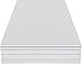 Excelsis Design 15 Pack Foam Board | White Foam Board 3/16 Inch Thick White Core Mat | Backing Board for Presentations, Signboards, Arts, Display and Crafts with Double-Sided Sheet - 8x10 Inches