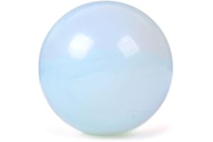 Justinstones Synthetic Opalite Moonstone Glass Tumble 20mm Gemstone Healing Crystal Energy Ball Round Sphere Specimen Collect