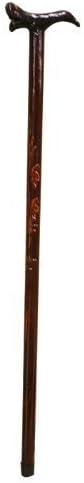Solid Harwood Dragon Head Design Walking Cane (Min Order: 3)