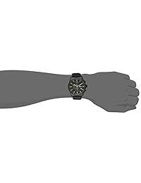 Lacoste de los hombres 2010785 Dublín Reloj de visualización Negro de cuarzo japonés analógico
