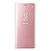For Samsung Galaxy Note 8, Mchoice Luxury Smart Window Sleep Wake UP Flip Leather Stand Holder Case Cover for Samsung Galaxy Note 8 (Rose Gold)