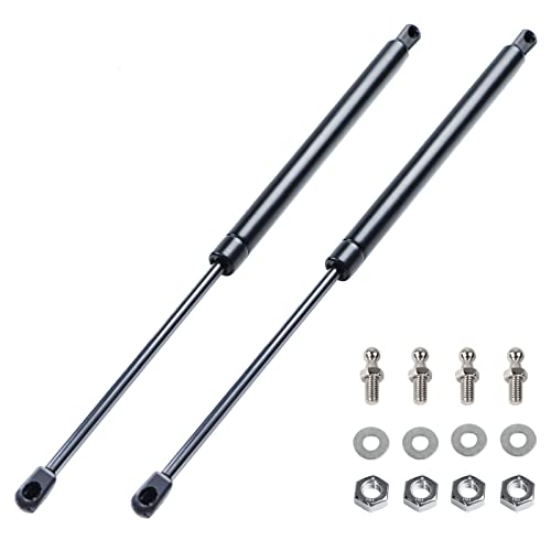 FRCOLOR 2 Pcs Lift Support Struts Gas Spring Shocks Hydraulics Piston Lid Stay Window Cabinet Prop For Rv Bed Truck Trailer Cap Floor Hatch Trap Door