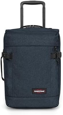 Tranverz XXS Valigia Cabina (45 x 32 x 20 cm), Bagaglio a Mano Leggero con Ruote, Chiusura TSA & Doppio Scomparto, Trolley da Viaggio Idrorepellente - TRIPLE DENIM