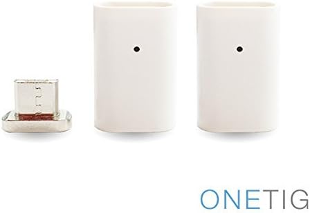 ONETIG Magnetic Adapter Generic Micro USB Charger Accessory with LED Indicator for Android Devices - Dust Resistant Design