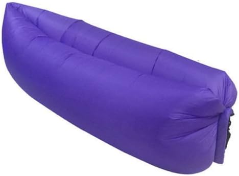 Fast Inflatable hangout Air Sleeping Hiking Camping Bed Beach Lounge Mattress #Burble