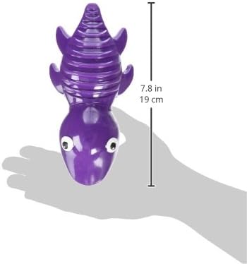 Cycle Dog 3-Play Dino Dog Toy with Ecolast Recycled Material, Purple