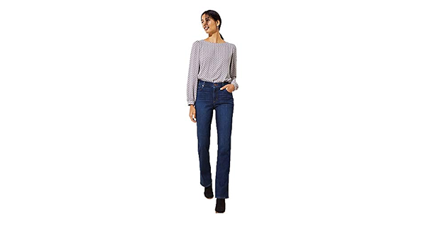 LOFT Women's Curvy Boot Cut Jeans (4/27 