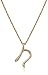 Amazon Collection Sterling Silver Cursive Script Initial Pendant Necklace, 18