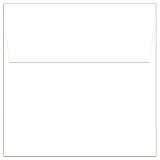 50 White Square Envelopes - 5.5