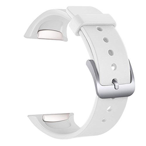 UPC 799456280998, Samsung Gear S2 Band - FanTEK Soft Silicone Sports Style Replacement Strap for Samsung Gear S2 Smart Watch SM-R720 SM-R730 Version Only (White)