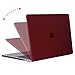 Mosiso Hard Case with Keyboard Cover with Screen Protector with Storage Bag for Newest Macbook Pro 13 Inch, Deep Red