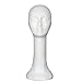 Wig Head, RIUDA Mannequin Female Foam Long Neck Head Model Hair Hat Wig Glasses Stand Display