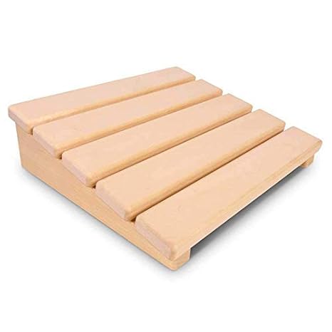 SudoreWell® Sauna Kopfstütze Exklusiv aus hochwertigem Abachiholz