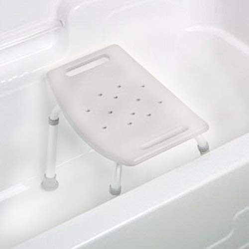 Bath Bench Shower Tub Bench Without Back (White) Pricepulse
