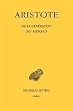De la génération des animaux (Collection Des Universites De France Serie Grecque) (French Edition) by 