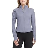 Jockey Ladies' Tulip Hem Yoga Jacket Size Medium Fog Grey, Large