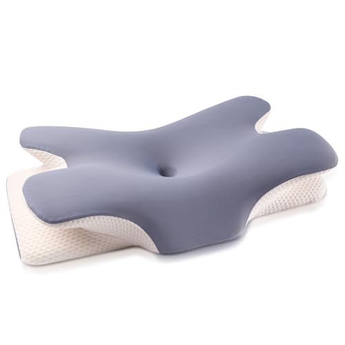 MULISOFT Nackenkissen Memory Foam Schmetterlingskissen Ergonomisches Kissen