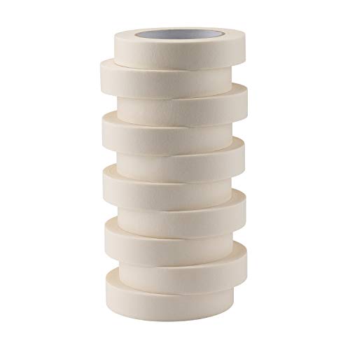 Lichamp Masking Tape 1 inch, 10 Pack General Purpose Masking Tape Bulk