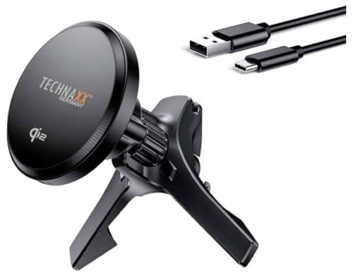 Chargeur de Voiture magnétique 15W QI2 Technaxx TX-323... en promo sur Amazon