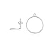925 Sterling Silver Infinite Endless Open Rings Geometric Circles Statement Ear Jacket Earrings