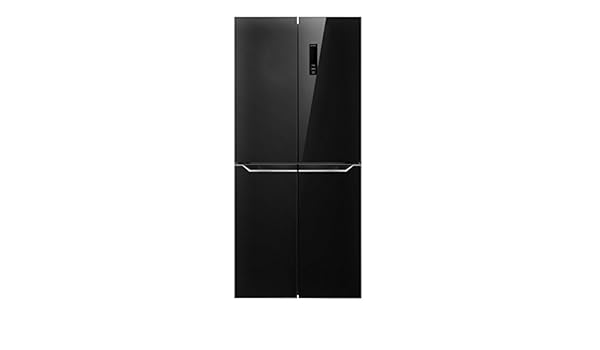 DAYA DF4-580BD nevera puerta lado a lado Independiente Negro 399 L ...