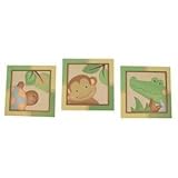 Lambs and Ivy Papagayo Wall Decor, Green, Baby & Kids Zone