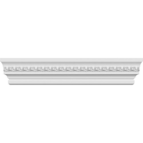 Endurathane Stockport Crosshead w/Egg & Dart Trim, 58" Bottom Width x 61 3/4" T…