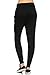 My Yuccie Women's Lightweight Comfy Drawstring Jogger Pants Black Small Medium
