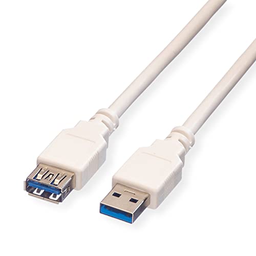 Value Câble USB 3.2 Gen 1, type A-A, ST/BU, blanc, 0,8 m