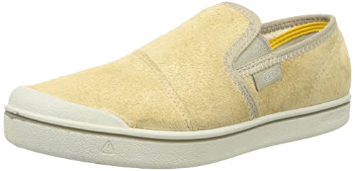 KEEN Men’s Eldon Harvest Slip On Upcycled Casual Sneakers, Beige/Silver Birch,…