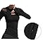 UDIY Women's Mesh Workout Long Sleeve T-Shirt with Thumb Hole