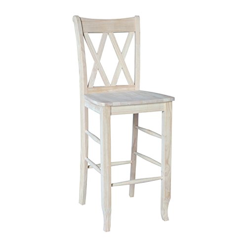 International Concepts S-203 29-Inch Double X Stool, Unfinished