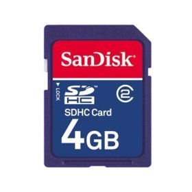 4gb sdhc (secure digital hc) card sandisk sdsdb-4096 (b…